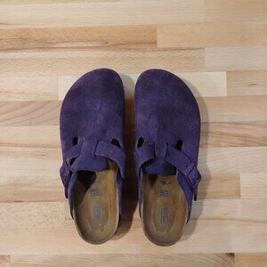 Purple Birkenstock Boston 38 Narrow